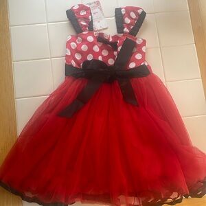 Ibtom Castle Girls Minnie Mouse style dress